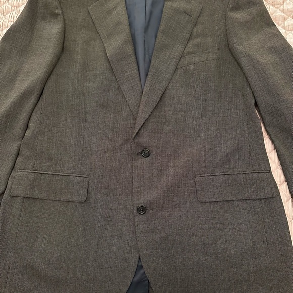 Southwick Hannon Williams 100% Wool Suit in Light Charcoal. Men’s Size 44R. - Picture 4 of 8